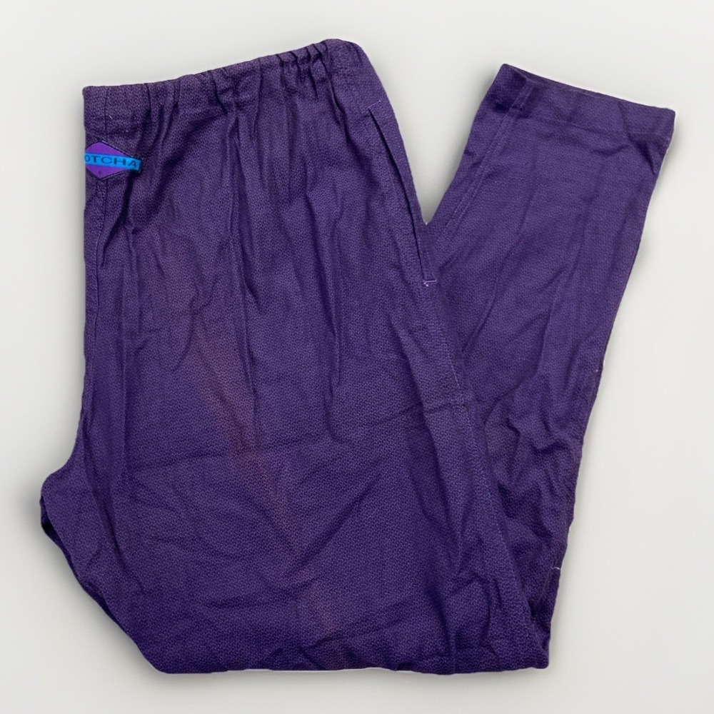 Vintage Gotcha Pants Men's XL Purple Beach 90s Surf Skate Gym Bodybuilding